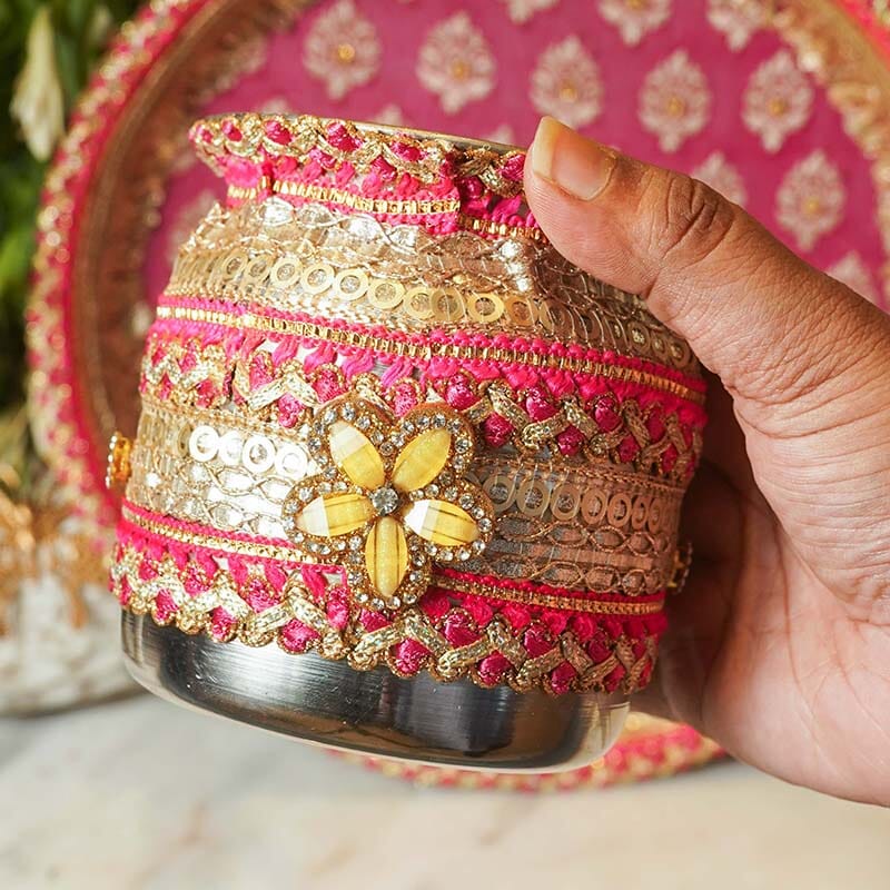 Banarasi Bliss KarwaChauth Thali Set