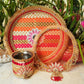 Floral Fusion Karwa Chauth Thali set