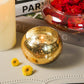 Glass Candle Holder Golden