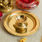 Mangalam Blessings Brass Diya Pooja Thali