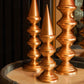 Majestic Cone Pillar Decoration Stands (Set of 3)