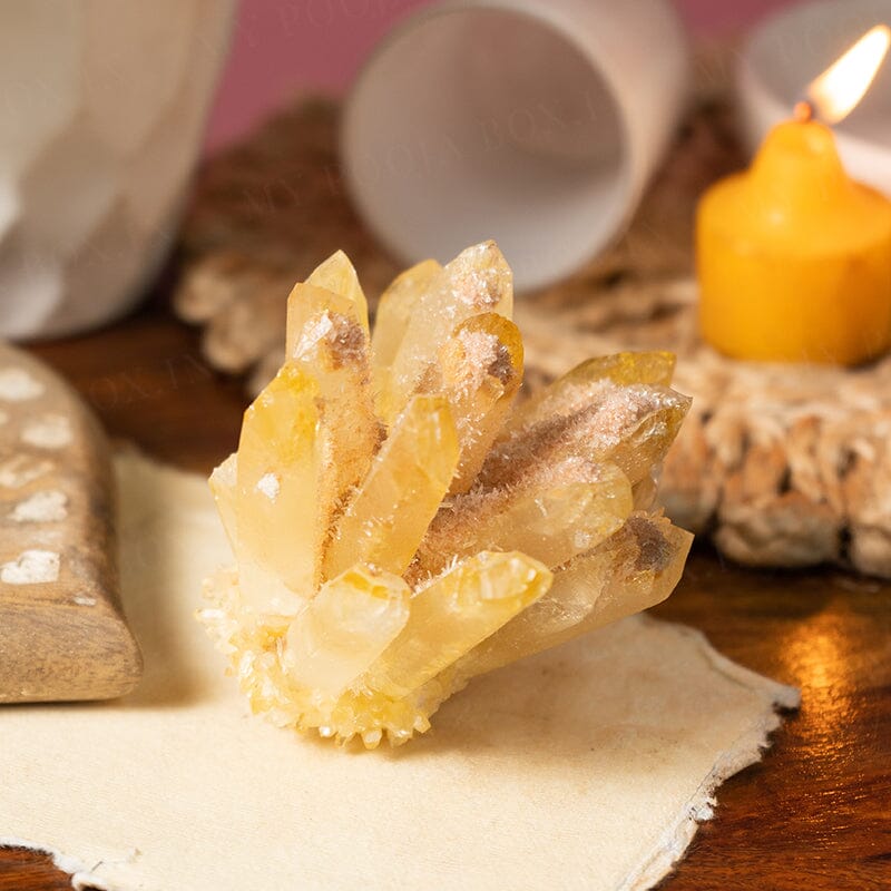 Citrine Rock Cluster Crystal