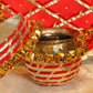 Ghungroo Red Gold Karwa Chauth Thali Set