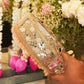 Shehnaaz Embellished Pink Karwa Chauth Thali Set