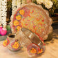 Floral Blossom Karwa Chauth Thali Set