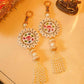 Festive White Shubh Labh Door Hanging