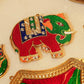 Festive Elephant Acrylic Rangoli Set
