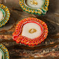 Beautiful Hand Painted Eco Friendly Diya Large (Set of 6)