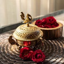 Elegant Brass Bird Dhoop Dhuni