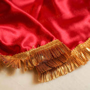 Royal Pink Lachka Lace Thali Cover