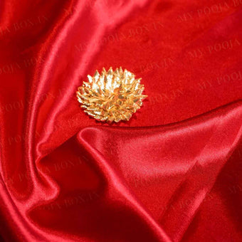Royal Red Lachka Lace Thali Cover
