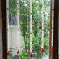 6FT Artificial Jasmine Flower And Red Lotus Buds Decorative Backdrop Set Of 5