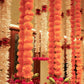 Artificial Jasmine Flower And Orange Marigold Backdrop Decoration