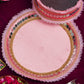 Graceful Pink Karwa Chauth Thali Set