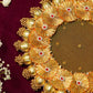 Gleaming Golden Beaded Seive For Karwa Chauth