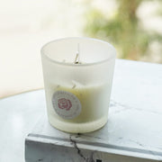 Solar Plexus Natural Healing Crystal Candle