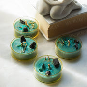 Tourmaline Mogra Crystal Aromatherapy Candles (Set of 4)