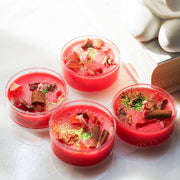 Carnelian Patchouli Crystal Aromatherapy Candles (Set of 4)