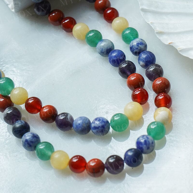 7 Chakra Crystal Healing Mala
