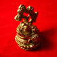 Feng Shui Clay Frog on Coin Wealth Money Tree For Prosperity and Good Luck