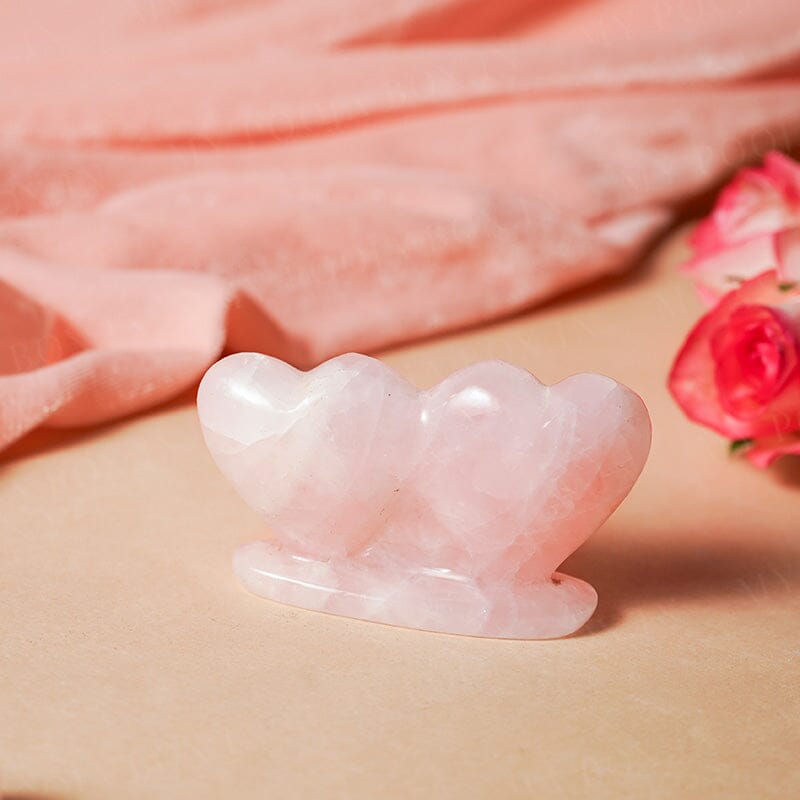 Rose Quartz Sweet Heart Showpiece