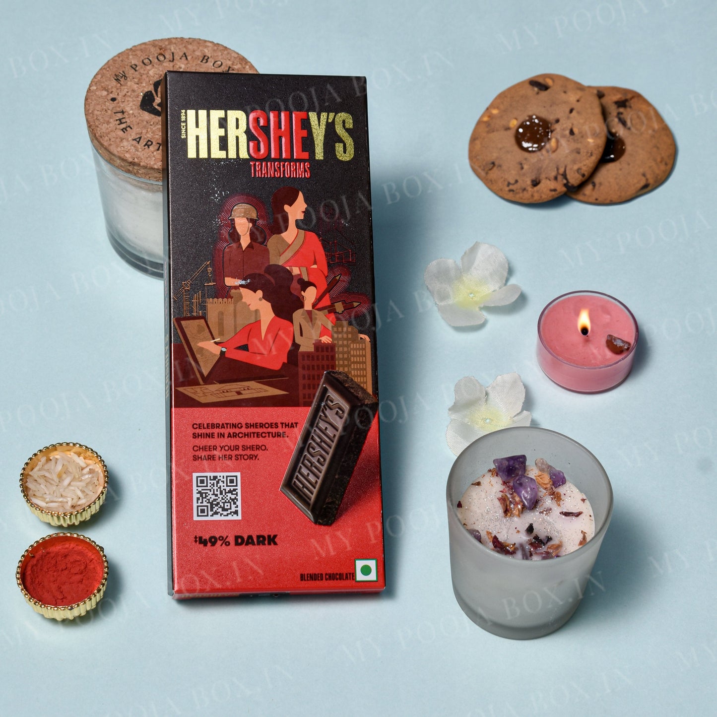 Hershey's Bars Dark Chocolate 100GMS