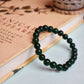 Green Aventurine Dark Bracelet (Good Luck Stone)