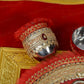 Red Ruby Royalty Pooja Thali Set