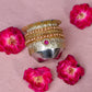 Crowned Queen Pink Pooja Thali Set