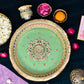 Green Bagicha Pooja Thali Set