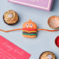 Delicious Burger Quirky Kids Rakhi