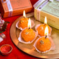 Motichoor Ladoo Scented Candles Gift Box