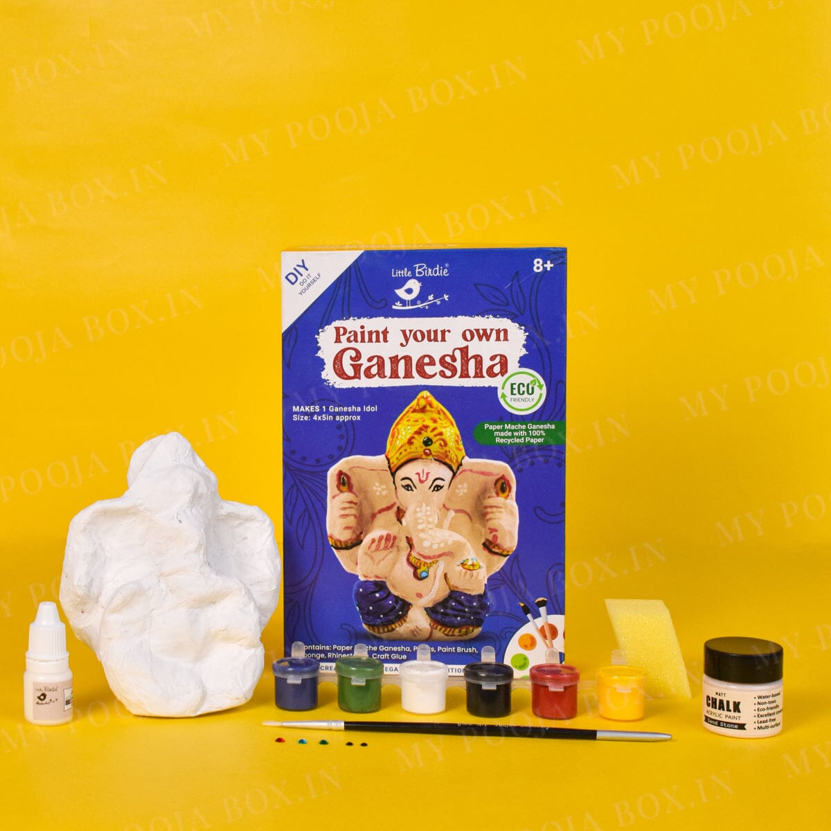 DIY Paint Your Own Ganesha Kit - Small