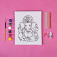 DIY Ganesha Canvas Paint & Decorative Kit