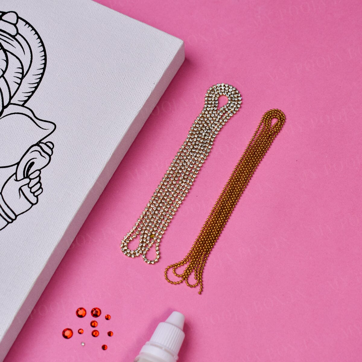 DIY Ganesha Canvas Paint & Decorative Kit