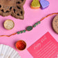 Green Jade Harmony Crystal Agate Bhaiya Rakhi