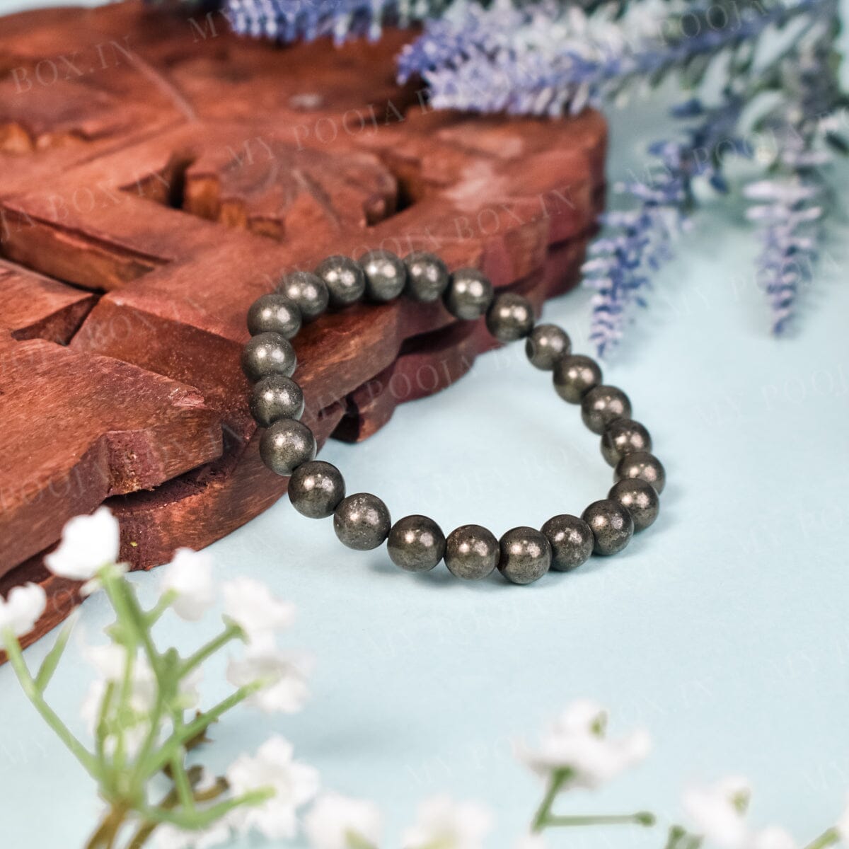 Pyrite Natural Crystal Healing Bracelet