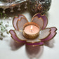 Floral Resin Tealight Candle Holder