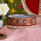 Red Karwa Chauth Thali Set