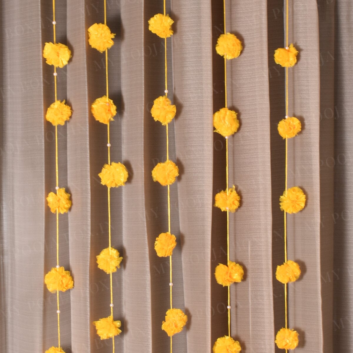 Handmade pompom door hanging decoration