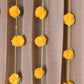 Yellow Floral PomPom Door Hanging Set Of 5