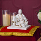 Sublime Sai Baba Gold Plated Marble Idol