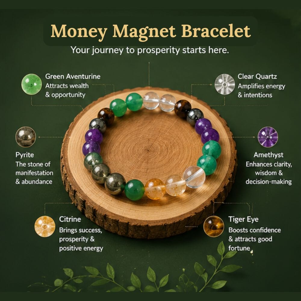 Money Magnet Healing Crystal Bracelet