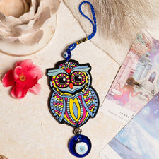 Feng Shui Owl Evil Eye Hanging