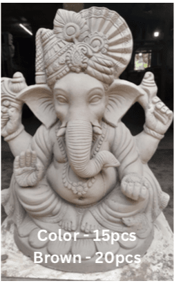 1.5FEET Shri Siddhi Vinayak  Eco-Friendly Ganpati | Plant-A-Ganesha