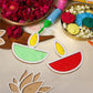 DIY Diya Pattern Rangoli Design Stencil 6" (Set of 2)