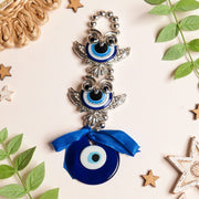 Blue Fengshui Owl (Evil Eye Car Hanging)