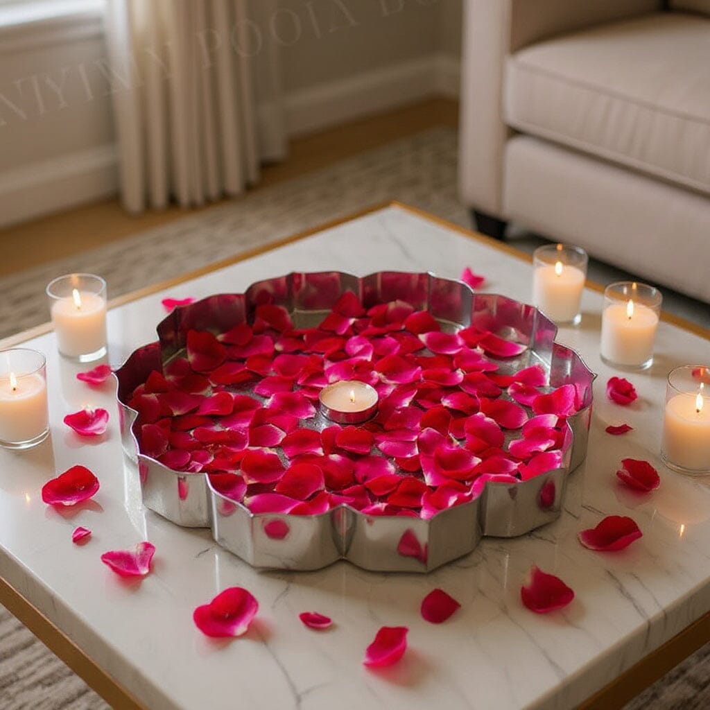 Neerja Silver Finish Urli