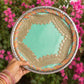 Mint Blue Gota Karwa Chauth Thali Set