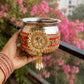 Bright Orange Gota Karwa Chauth Thali Set